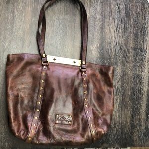 Patricia Nash Brown Leather Tote